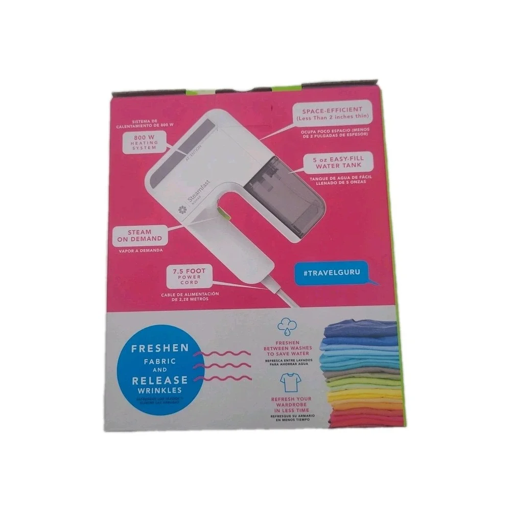 Steamfast NOMAD Travel Size Steamer for Clothes - Portable Handheld‎ Brand New